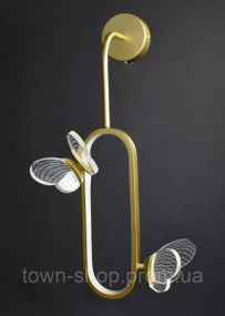 Бра настенное LED B1201-2 Золото 58х32х15 см.