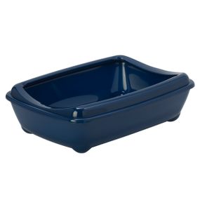 Moderna Arist-O-Tray туалет с бортиком для кошек, 42 см х 31 см х 13 см, синий