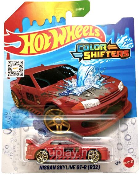 Hot Wheels Color Shifters Nissan Skyline GT-R (R32) Машинка Хот Вилс Ниссан Скайлайн, меняющая цвет | Зображення 1
