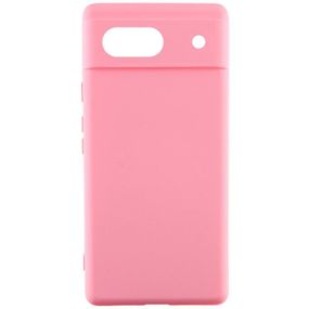 Чехол Silicone Cover Lakshmi Full Camera (AAA) для Google Pixel 7a Розовый / Light pink