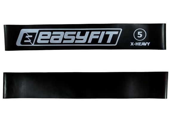 Гумка для фітнесу EasyFit №5 чорна (EF-1813-5) | Зображення 2