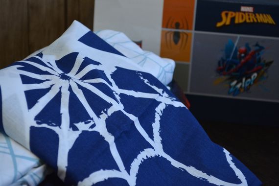 Постільна білизна TAC Disney 160×220 см Spiderman Blue City | Зображення 5