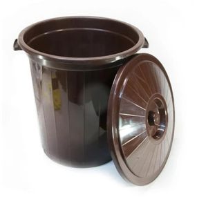 Контейнер для мусора Горизонт 41 x 38 см Коричневый 30 л (гор-02041/коричневий)