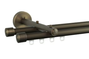 Zegar Карниз для штор подвійний Техно 20 Антик імпресійний, Заглушка