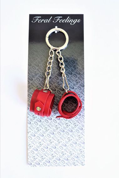 Брелок Наручники Красный | Зображення 1