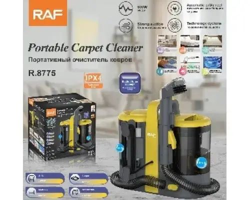 Мини-пылесос для мокрой и сухой уборки + пятновыводитель RAF R8775 | Зображення 2