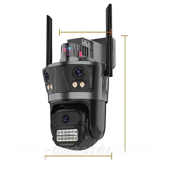 Потрійна IP-камера з нічним баченням XPRO Rotation P12 (234573632_2322) | Зображення 8