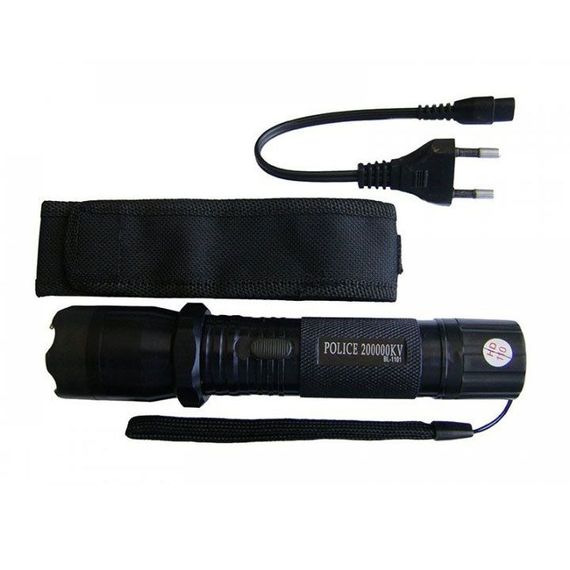 Світлодіодний ліхтарик з відлякувачем Police BL-1101 ЗУ 220В + чохол, ліхтар ручний тактичний | Зображення 2