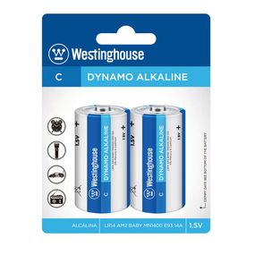 Динамо лужні батарейки C LR14 Westinghouse Dynamo ціна за 1шт