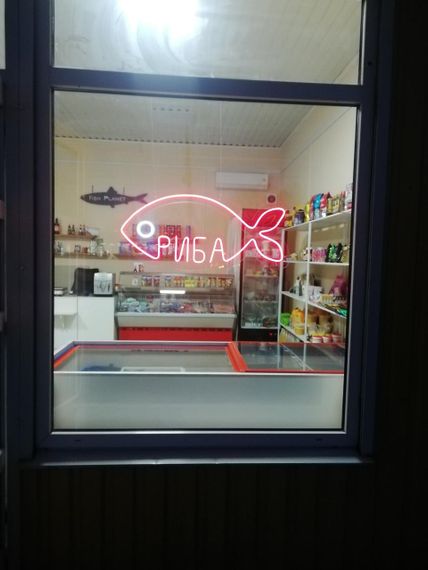 Неоновий світильник Риба 700х330 acr-n000081 | Зображення 2