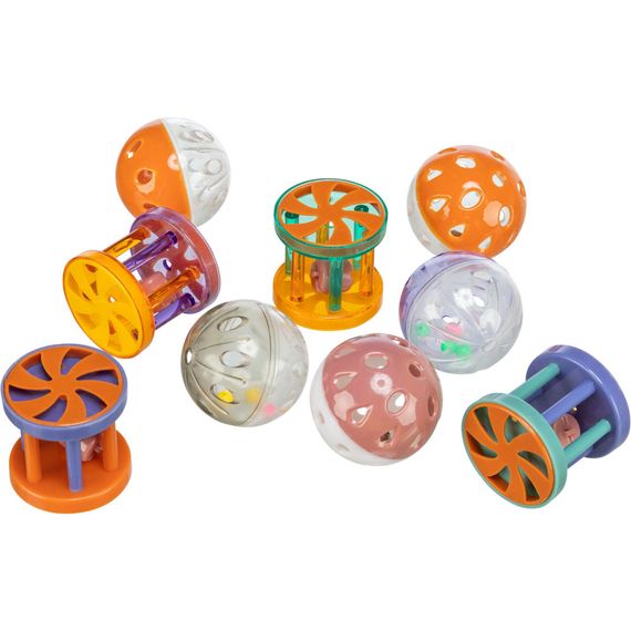 Іграшка Trixie Ball and Roll для котів м яч/валик з брязкальцем 4,5 см