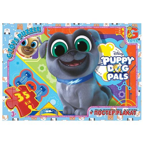 Пазли "Веселые мопсы" MD 401 G-Toys 35 ел. (4824687640276)