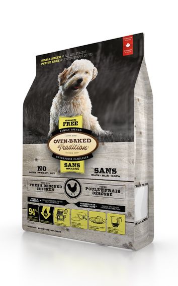 Корм Oven-Baked Tradition Dog Small Breed Chicken Grain Free сухой с курицей для собак мелких пород 2.27 кг