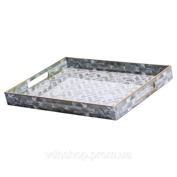 Набор прямоугольных подносов для подачи еды 2 (шт) 40×30×4 (см) HP-HK-16 | Зображення 1