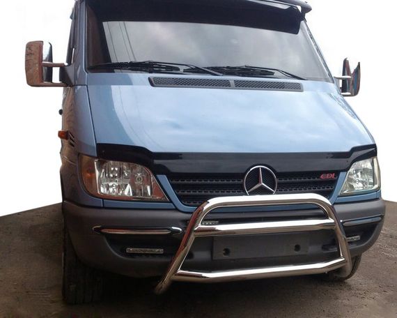Кенгурятник WT022 (нерж.) для Mercedes Sprinter 1995-2006 рр