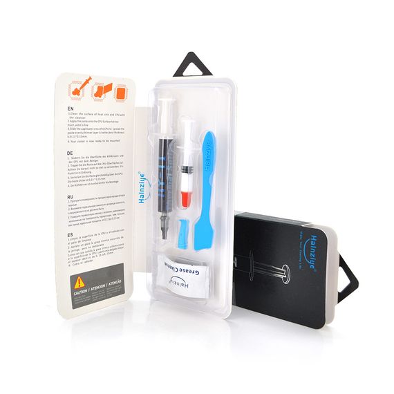 Професійна паста термопровідна HY-T1 2g, шприц, Grey, >8.3W/m-K, 90000 МПа. С