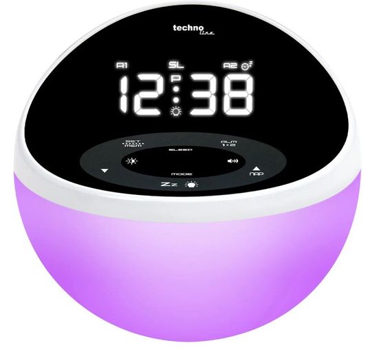 Годинник настільний з радіо Technoline WT500 Black/White (WT500) (DAS301826) | Зображення 8