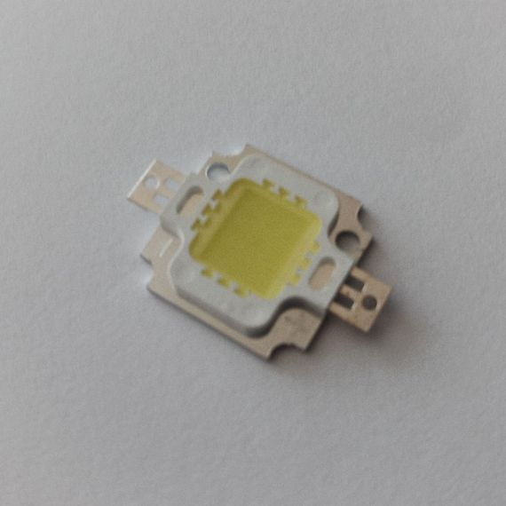 Светодиод ЛЕД LED 10Вт 10W 9-12В белій | Зображення 2