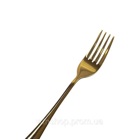 Набір приладів для подачі торта 4 предмети з нержавіючої сталі Золотистий HP-20-53 | Зображення 3