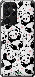 Чохол на Samsung Galaxy S21 Ultra (5G) Панди "4318u-2116-2448"
