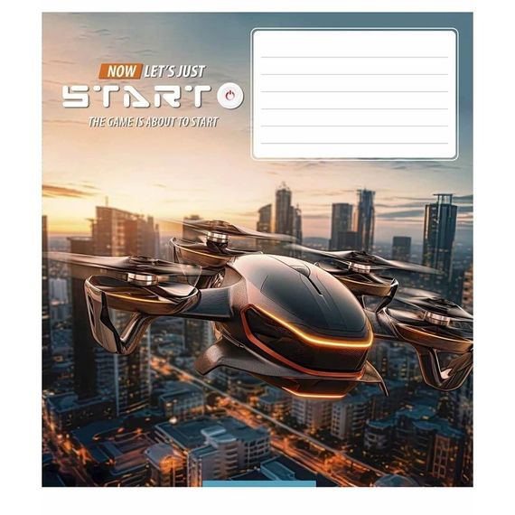 Зошит учнівський "Let's start" 018-3411L-3 в лінію, 18 аркушів