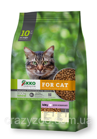 Сухой корм для котят Ekko гранула с курицей 10 кг 4820249130117