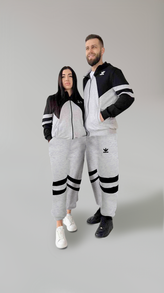 Спортивний костюм унісекс adidas колір сірий