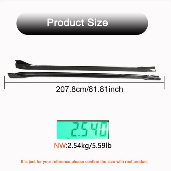 Накладки на пороги V3 (2017-2023, Карбон) для Tesla Model 3 2017- рр | Зображення 5