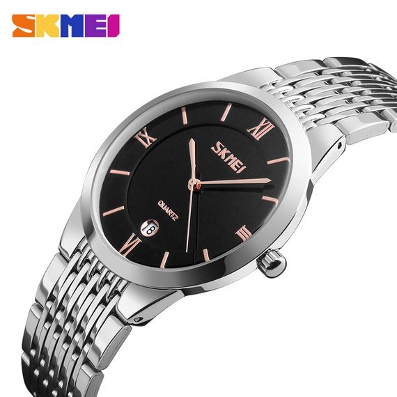 Жіночий годинник Skmei 9139BKGD-B Black-Gold B | Зображення 1