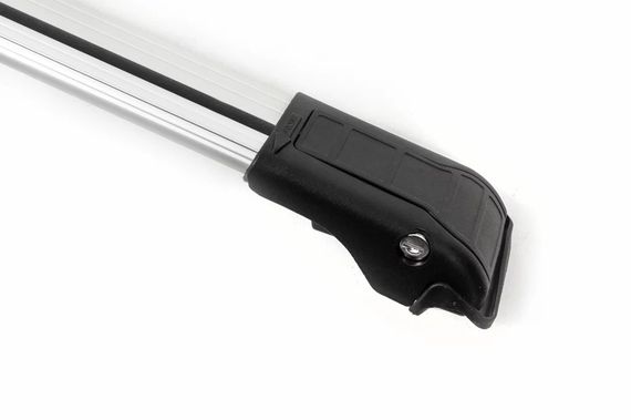 Поперечные дуги на рейлинги с замком (2 шт) до 110 см, черный для Volkswagen Caddy 2015-2020 гг | Зображення 6