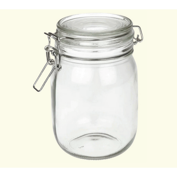 Ємність скляна з бугельним замком VT-7410 Vittora 1000 мл