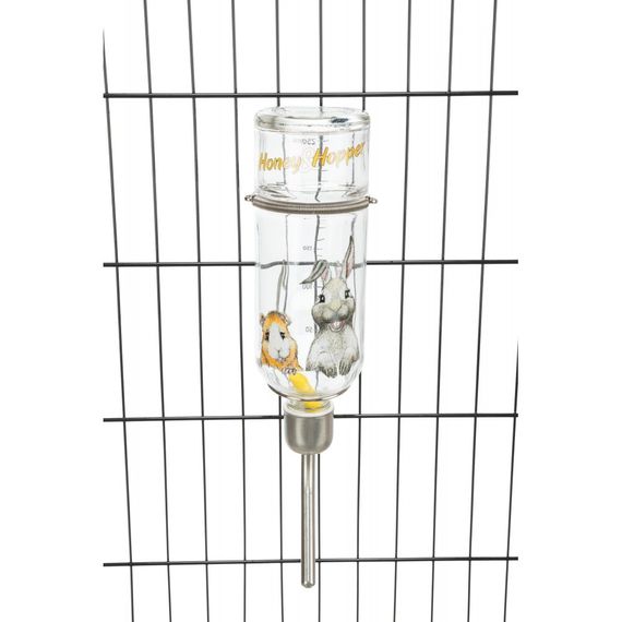 Поїлка Trixie Honey and Hopper для гризунів автоматична скляна 250 мл | Зображення 1