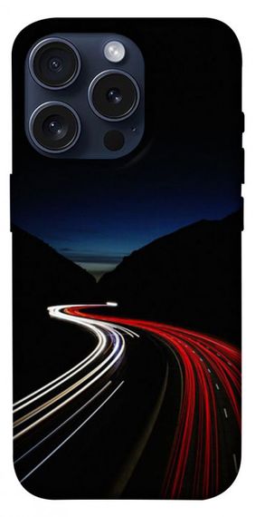 Чохол з картинкою Червоно-біла дорога для Apple iPhone 15 Pro (6.1")