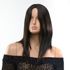 Перука подовжене каре Fetish Hair брюнетка, 30 см