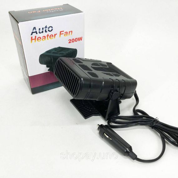Автомобильная дуйка 12v ceramic heat fan 701 Car, Тепловентилятор автомобильный 12вольт TR-10 | Зображення 1