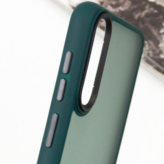 Чохол TPU+PC Lyon Frosted для Samsung Galaxy A50 (A505F) / A50s / A30s Green | Зображення 3