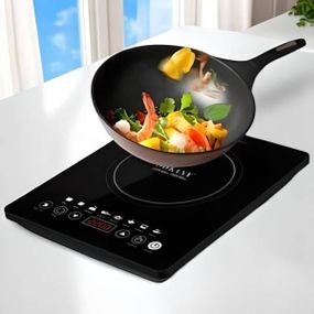 Плита индукционная настольная одноконфорочная 2200Вт SOKANY SK-07076 Черная