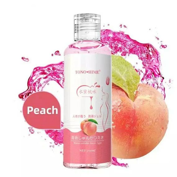 Їстівний лубрикант Tono Hime зі смаком персика 200 ml | Зображення 4
