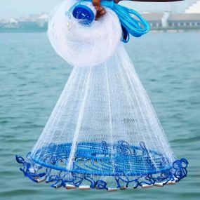 Кастинговая сетка парашют для рыбака Леска 4 м