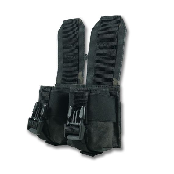 Тактический подсумок под 2 гранаты Kiborg Dark Multicam | Зображення 4