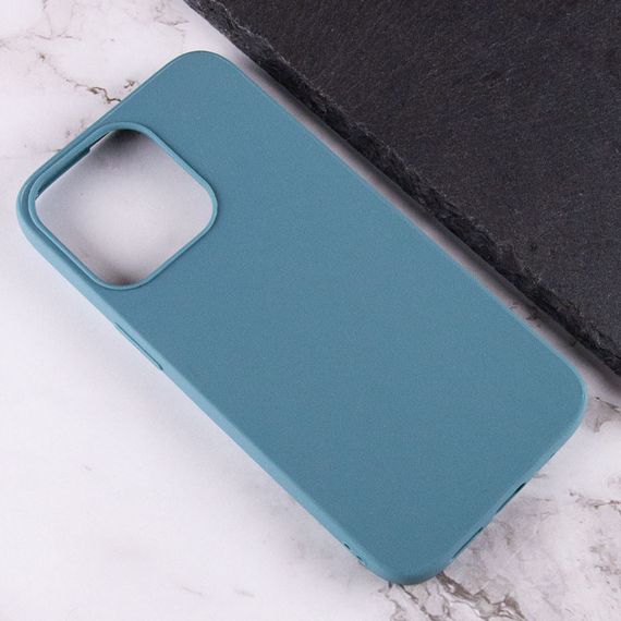 Силіконовий чохол Candy для Apple iPhone 13 Pro (6.1") Синій / Powder Blue | Зображення 1