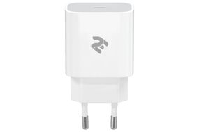 Сетевое ЗУ 2Е Wall Charger USB-C PD3.0 3A, Max 20W, white (2E-WC1USBC20W-W)