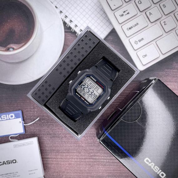 Чоловічий годинник Casio W-800H-1A | Зображення 1