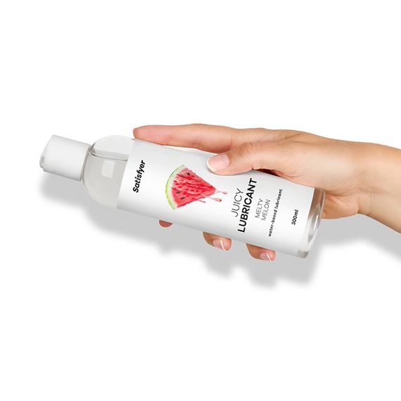 Лубрикант на водній основі Satisfyer Juicy Lubricant Melty Melon 300 мл (м'яте паковання!!!) | Зображення 6
