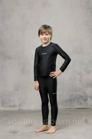 Дитяча термобілизна чорна COLUMВІА OMNI HEAT термокостюм спортивний для дітей коламбія омні хіт
