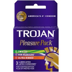 Упаковка 3шт Trojan Pleasure Pack