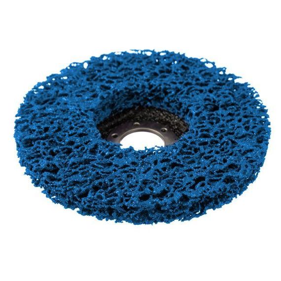 Диск зачистний з спіненого абразиву блакитний 125*22.2*13 мм, P46, T27 INTERTOOL BT-0604 | Зображення 3