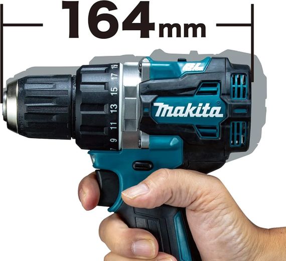 Шурупокрут-дриль акумуляторний Makita DF002GZ (64 Нм, 1.5-13 мм, BL, XGT, без акумуляторів та зарядного пристрою) | Зображення 7
