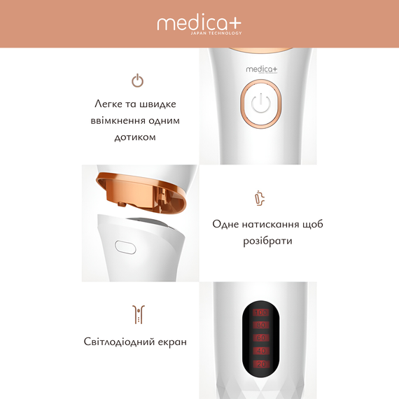 Електрична роликова пилка-пемза 4в1 MEDICA+ BodyControl 4v1 (Японія) | Зображення 3