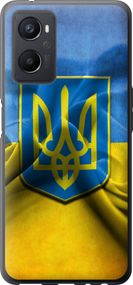 Чехол на Oppo A96 Флаг и герб Украины 1 "375u-2598-17620"